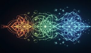 Abstract Neon Art